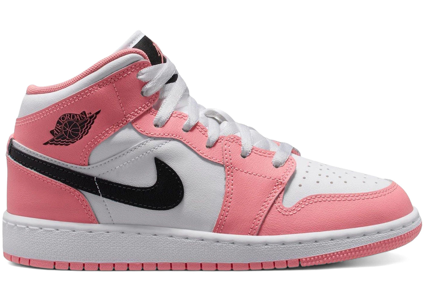 Jordan 1 Mid Pink Gaze (GS)