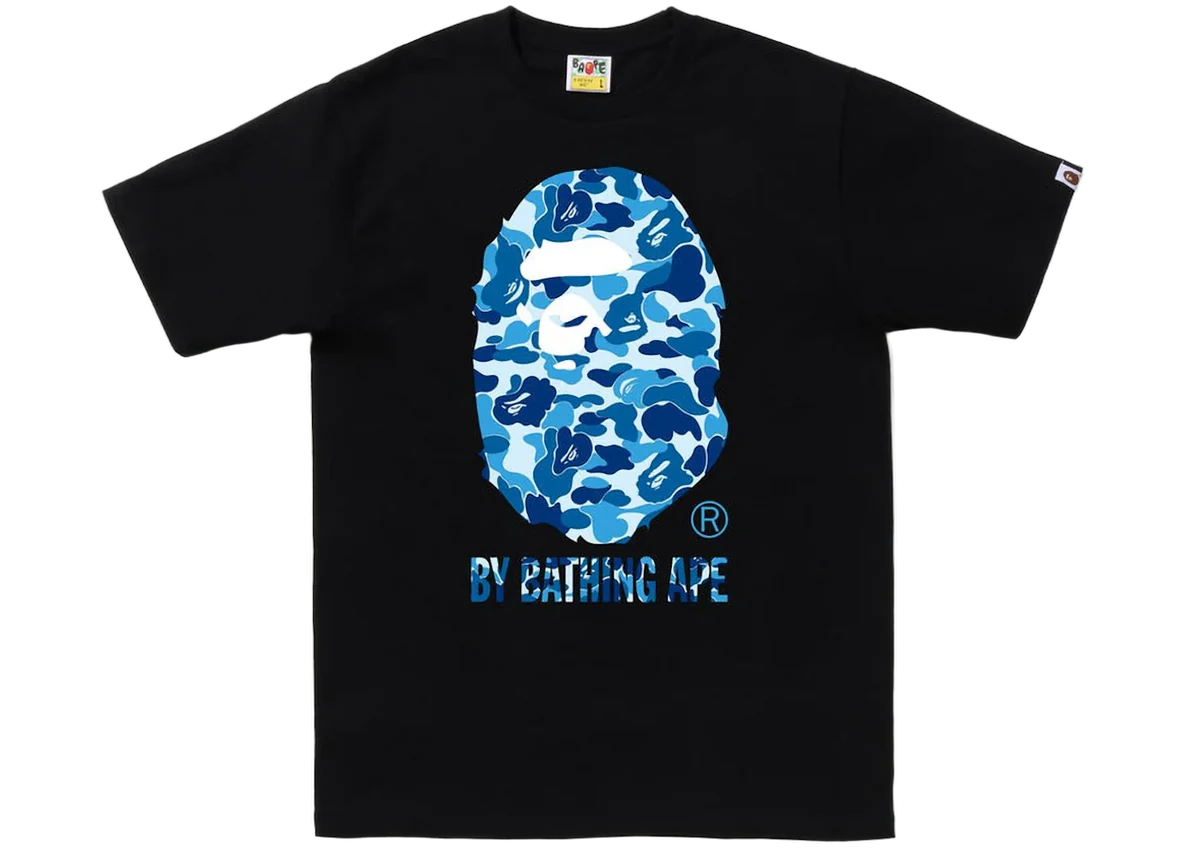 BAPE ABC Camo T-Shirt Black Blue