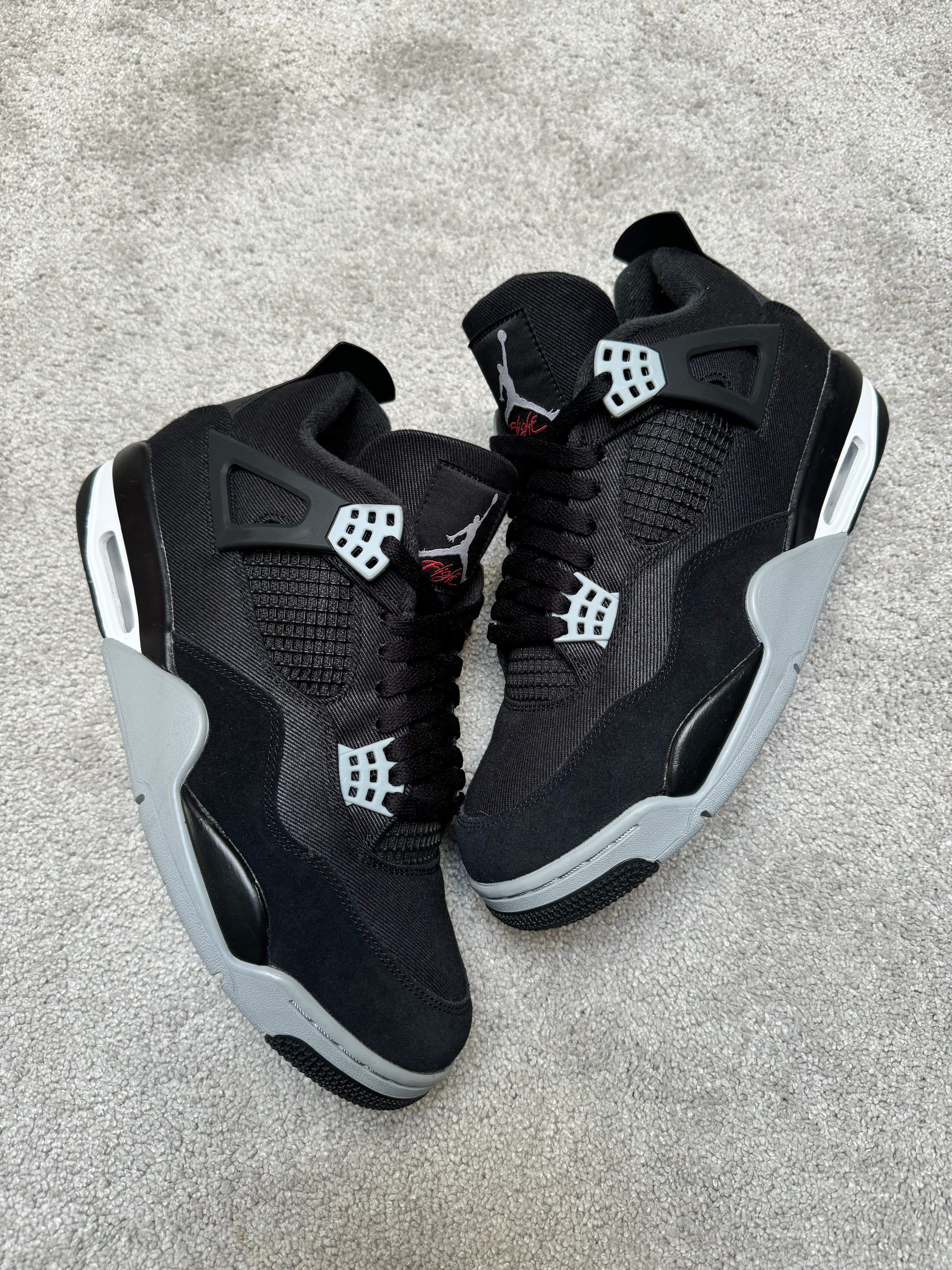 Jordan 4 Black Canvas (EU 44,5)