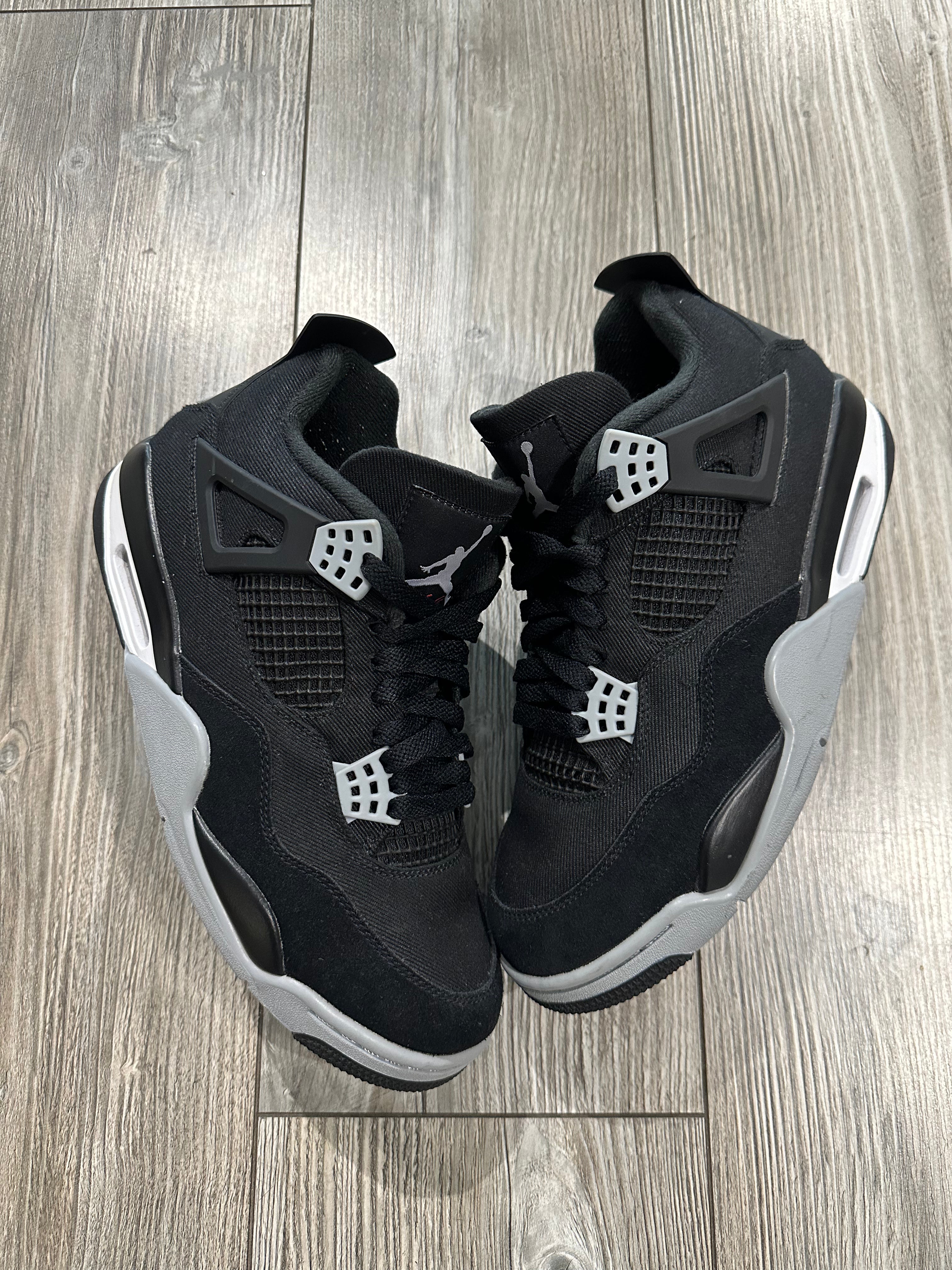 Jordan 4 Black Canvas (EU 43)
