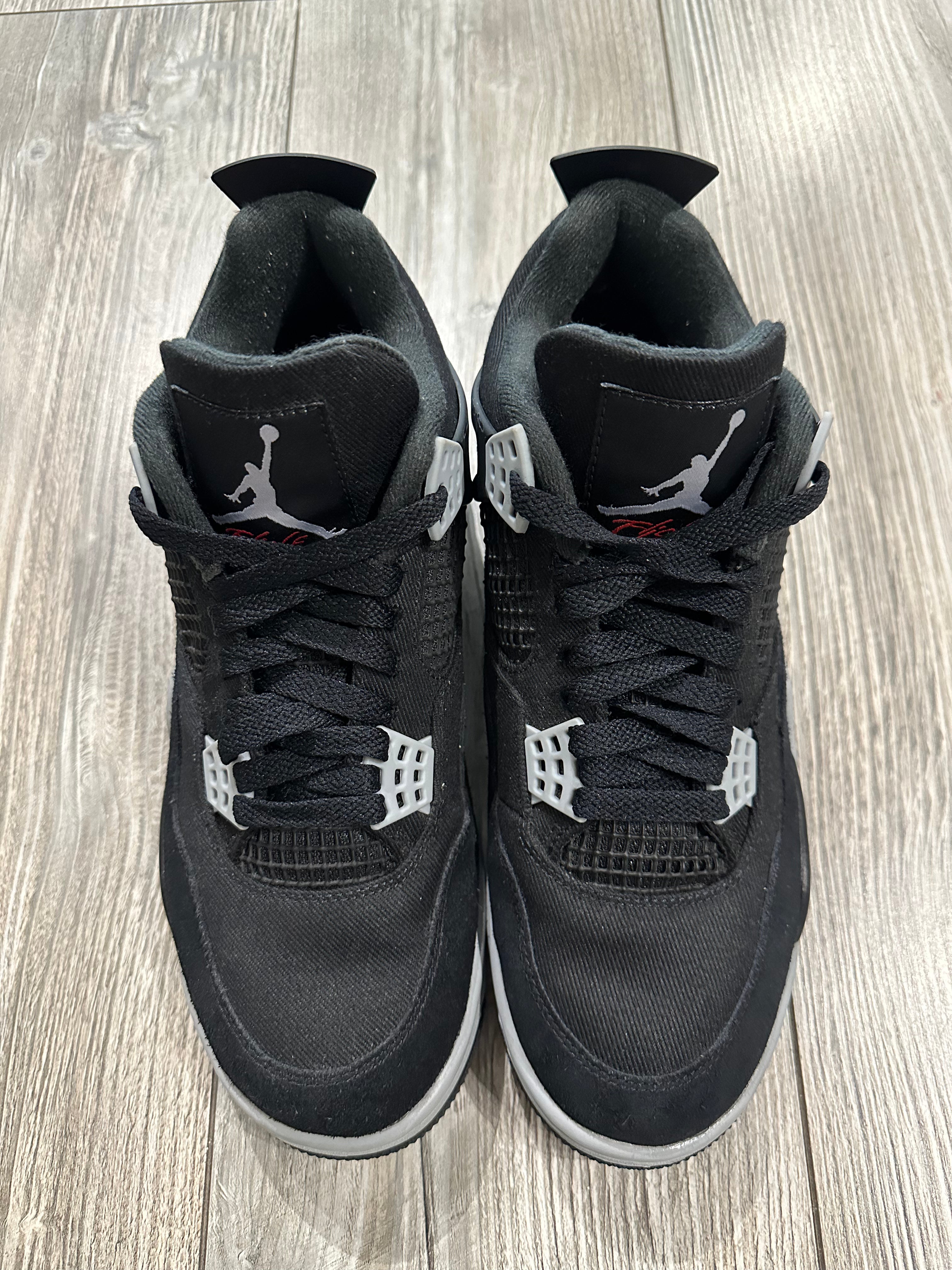Jordan 4 Black Canvas (EU 43)