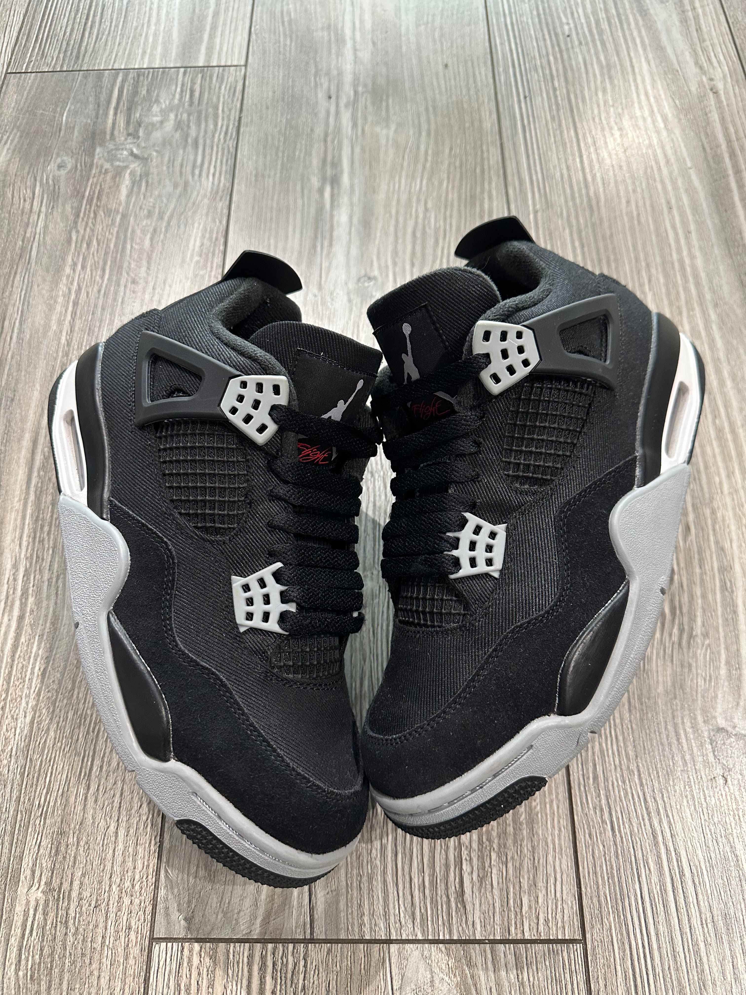 Jordan 4 Black Canvas (EU 41)