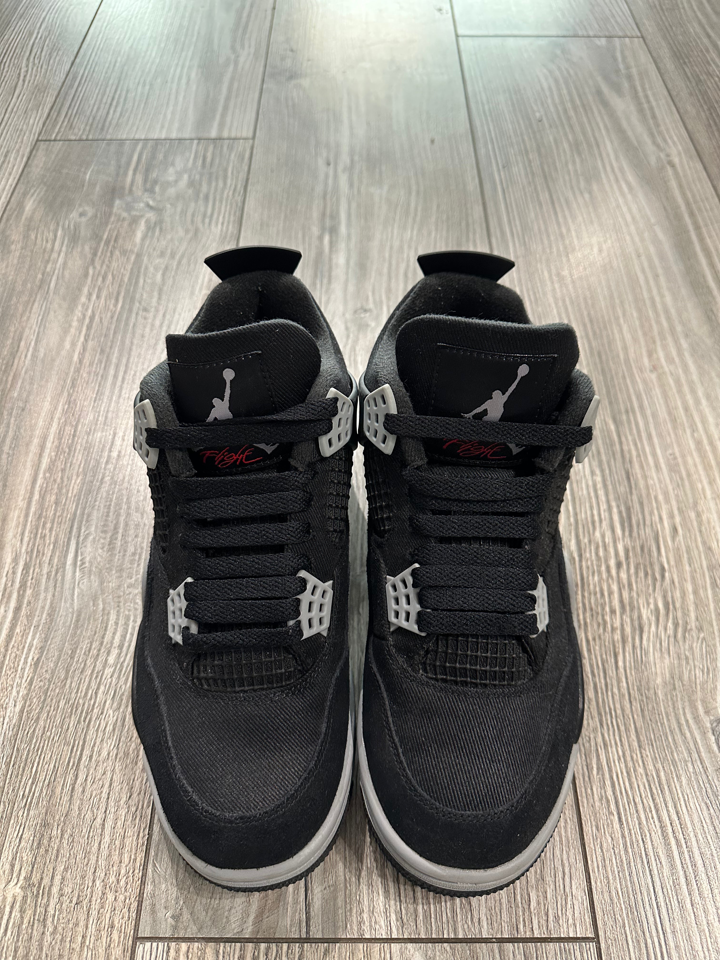 Jordan 4 Black Canvas (EU 41)