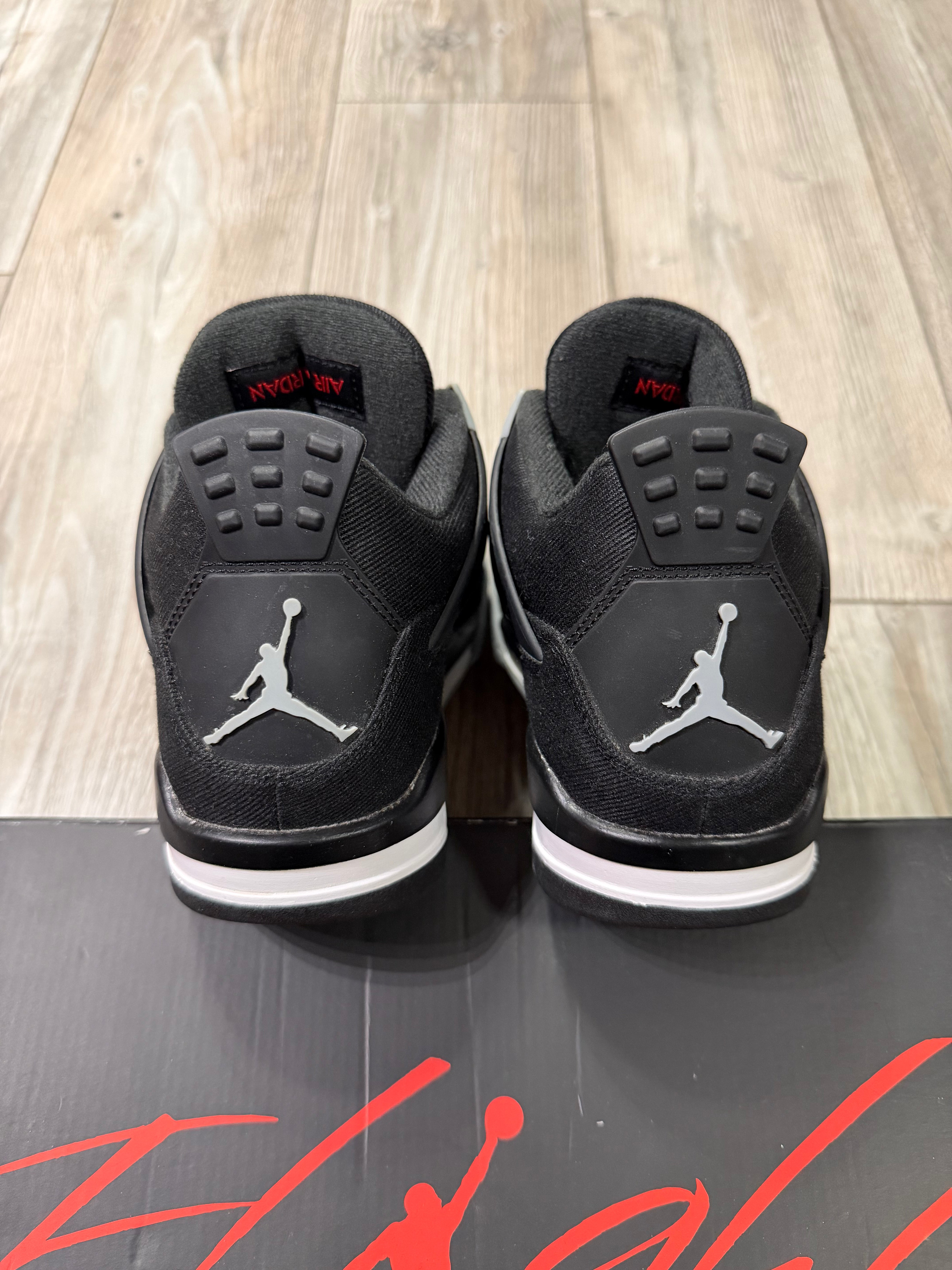 Jordan 4 Black Canvas (EU41)