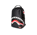 Sprayground Drip Check Shark Backpack Black/Grey Checker