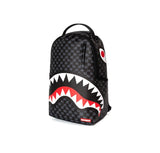 Sprayground Drip Check Shark Backpack Black/Grey Checker