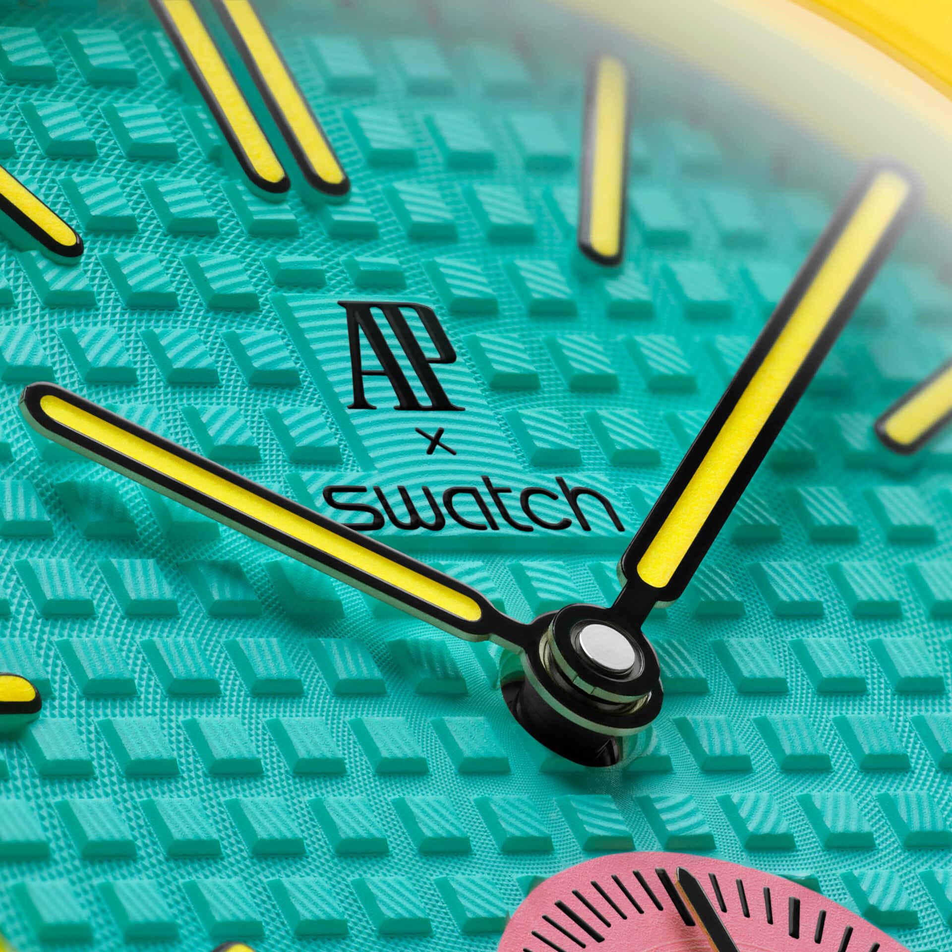 Swatch x Audemars Piguet Bioceramic Royal Pop Savonnette Otg Roz SSX03J100N