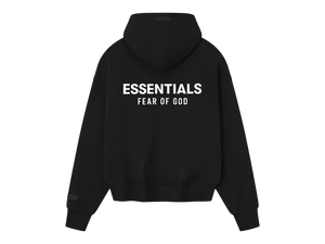Fear of God Essentials Zip Up Hoodie Black