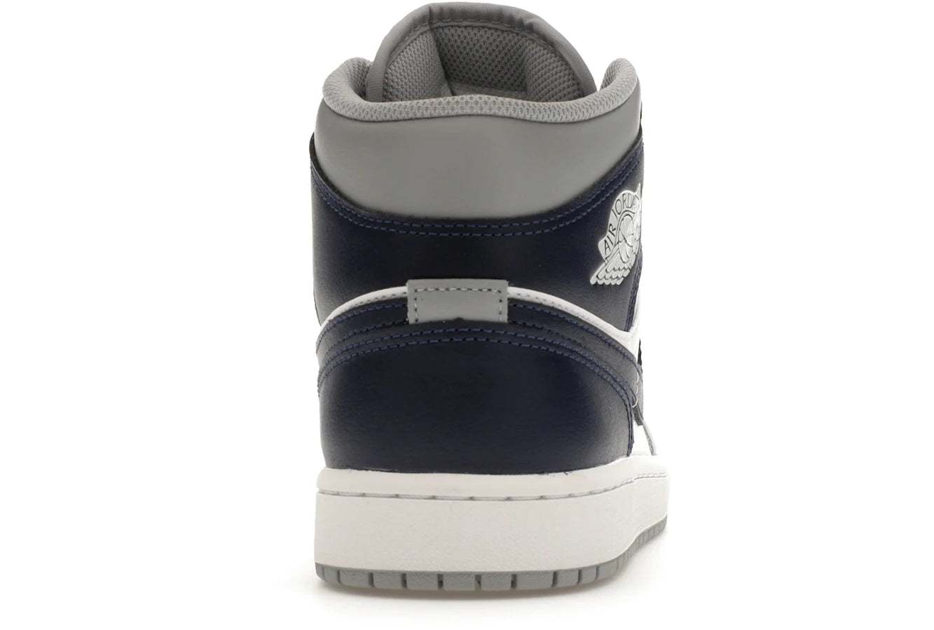 Air Jordan 1 Mid Wolf Gray Midnight Navy