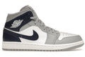 Air Jordan 1 Mid Wolf Gray Midnight Navy