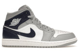 Air Jordan 1 Mid Wolf Gray Midnight Navy