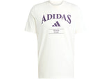 adidas Heritage Graphic Tee Chalk White Aurora Plum