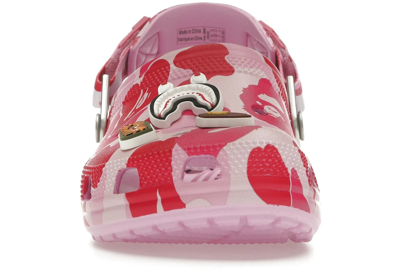 Crocs Classic Clog A Bathing Ape ABC Camo Pink