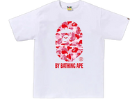 BAPE ABC Camo T-Shirt White Pink BAPE ABC Camo T-Shirt White Pink