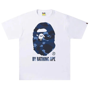 BAPE Color Camo Big Ape Head T-Shirt Navy