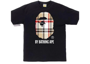 BAPE Check T-Shirt Black Beige