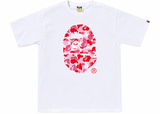 BAPE ABC Camo T-Shirt White Pink