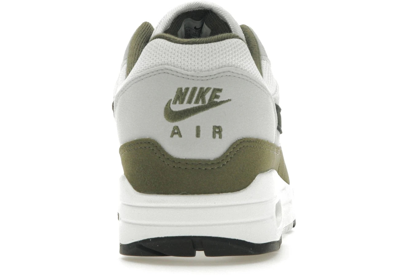 Nike Air Max 1 White Black Medium Olive