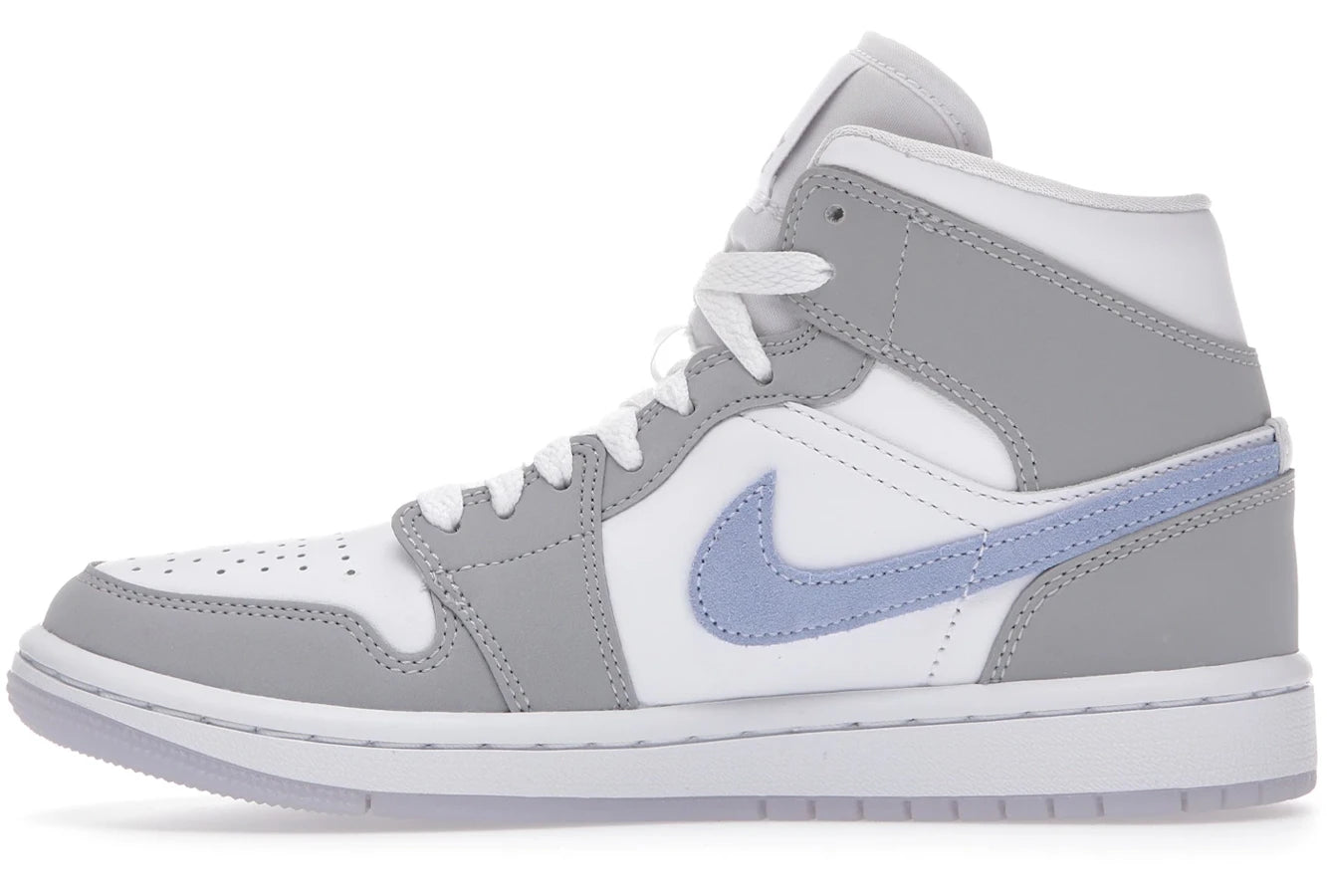 Air Jordan 1 Mid Wolf Gray Aluminum