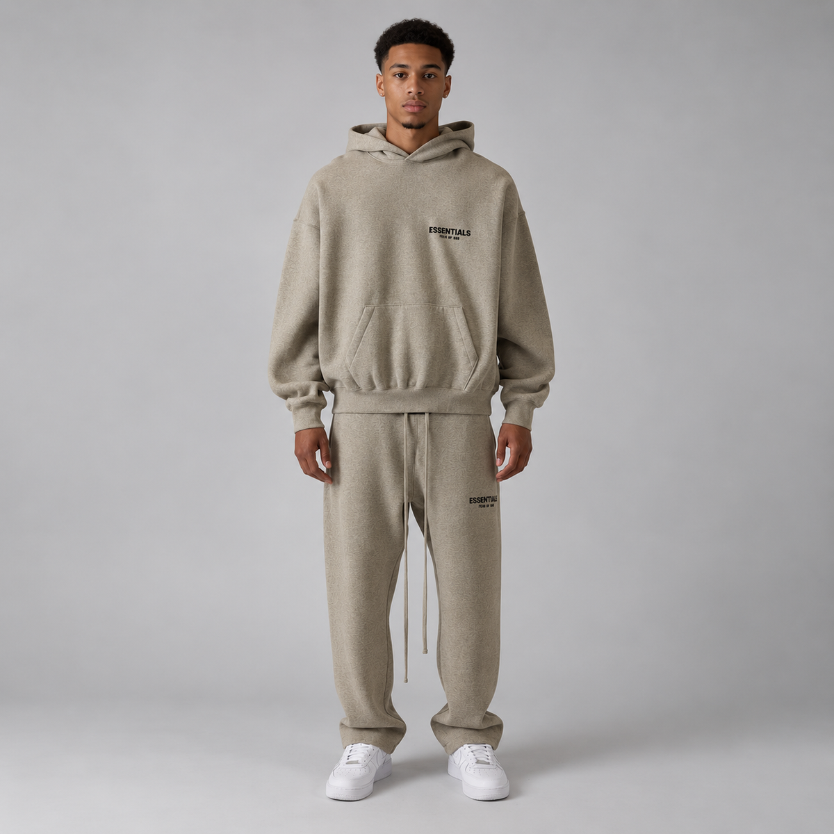 Fear Of God Essentials Dark Oatmeal Tracksuit