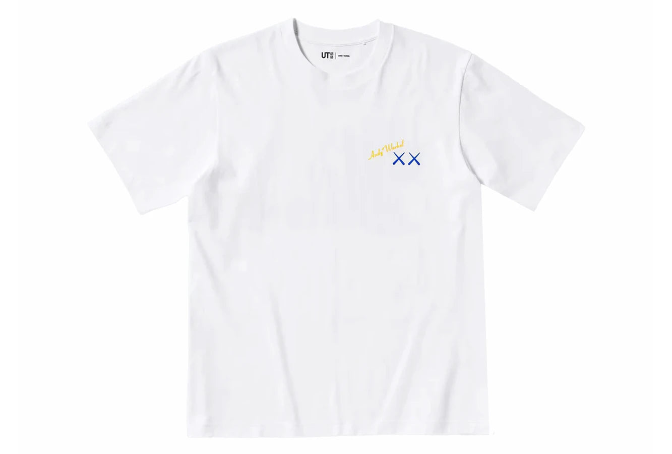 KAWS x Uniqlo Warhol UT Graphic 471321 T-shirt White