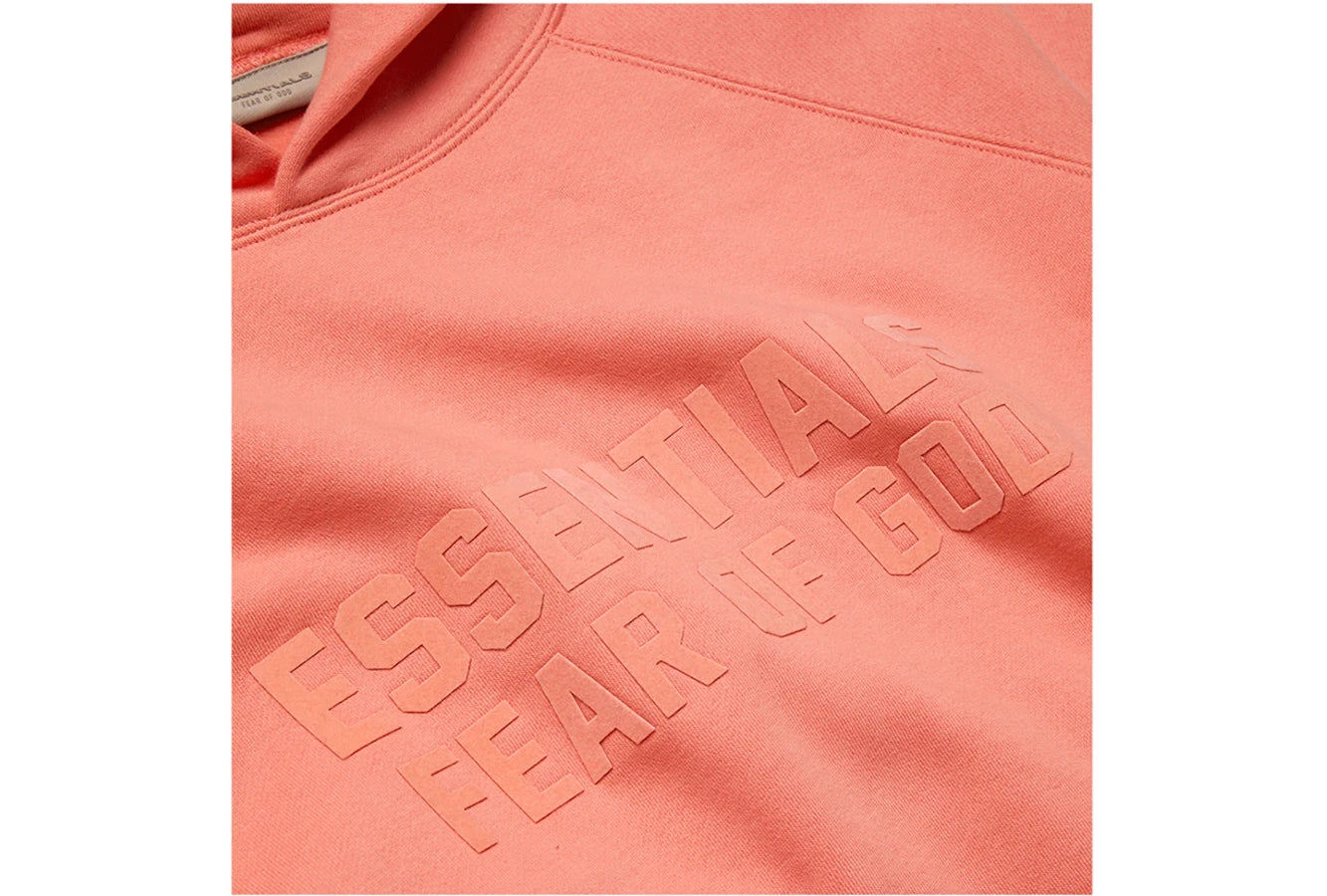 Fear of God Essentials Hoodie Coral