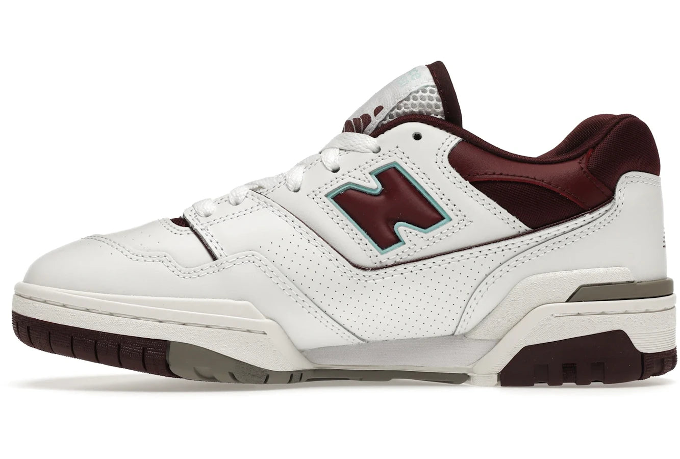 New Balance 550 Burgundy Cyan