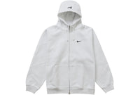 Supreme Nike Zip Up Hooded Sweatshirt White