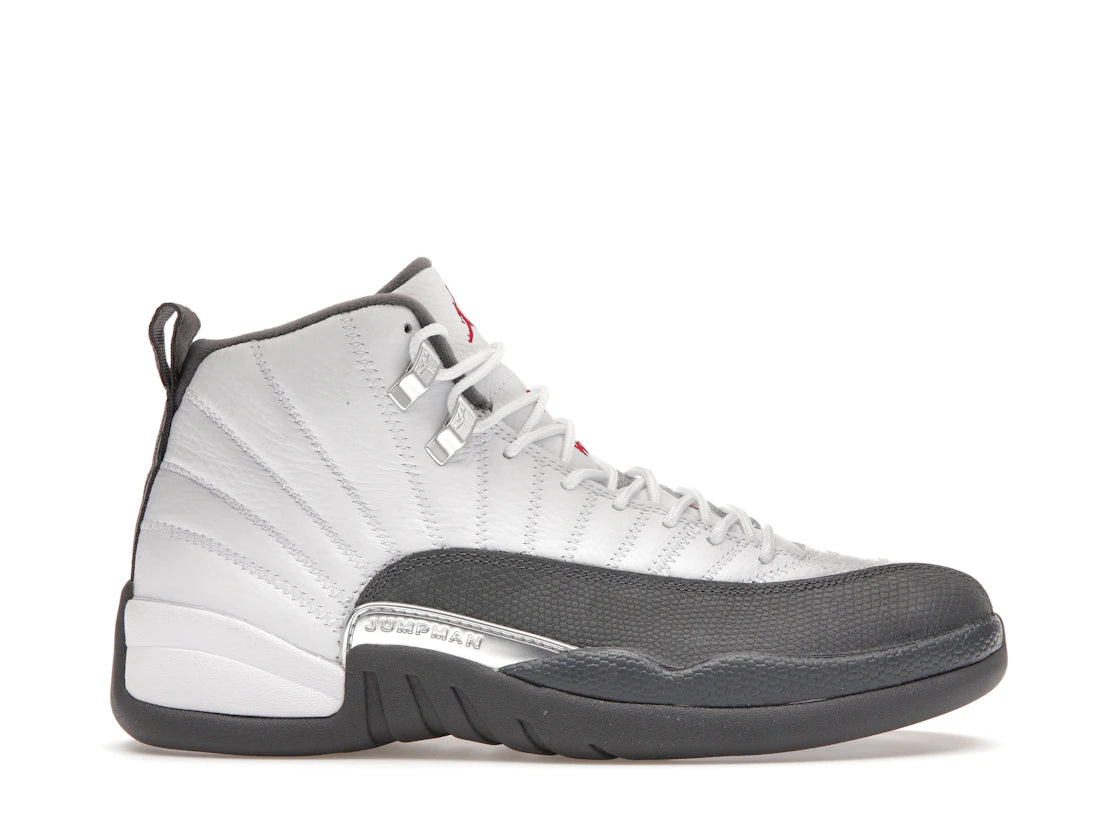 Jordan 12 Retro White Dark Grey