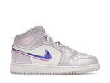 Jordan 1 Mid SE Barely Grape Iridescent Swoosh (GS)