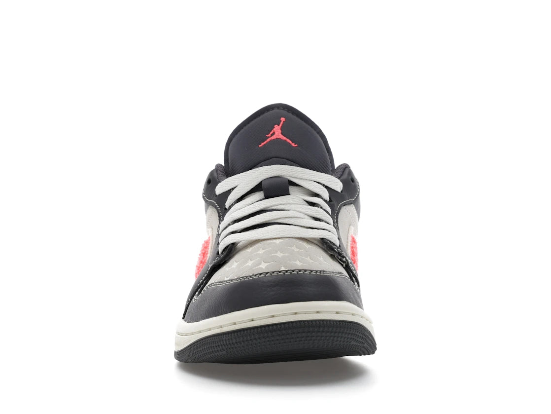 Jordan 1 Low Light Graphite Hot Punch (Women's)