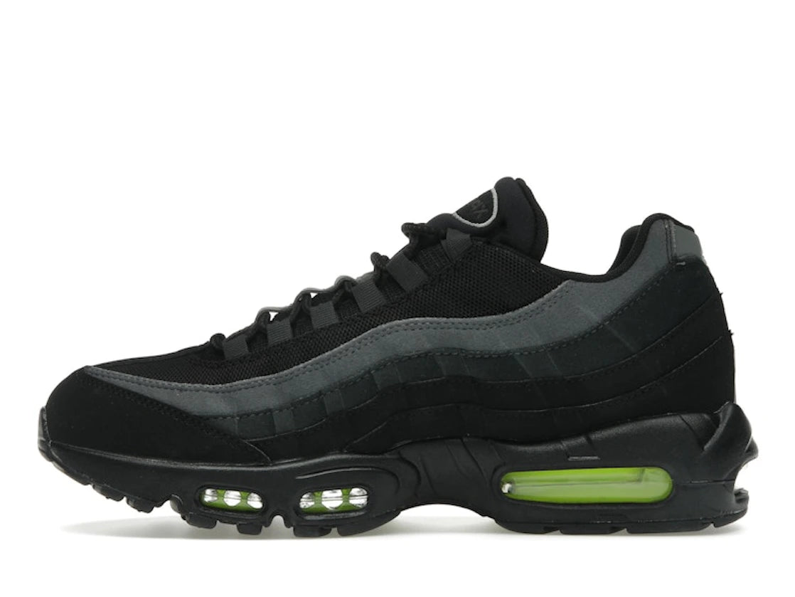 Nike Air Max 95 Retro Logo Black Grey Volt