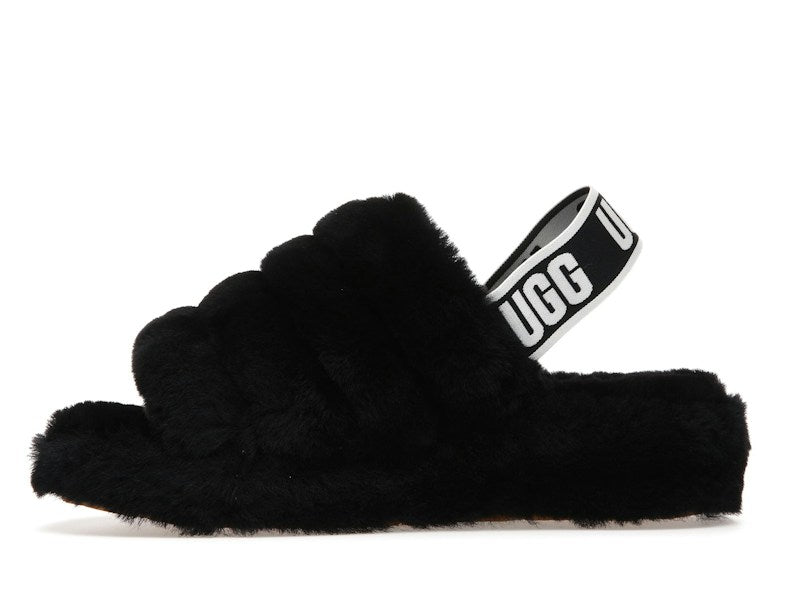 UGG Fluff Yeah Slide Black (Women's)