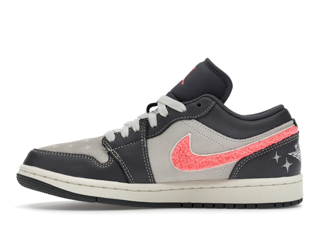 Jordan 1 Low Light Graphite Hot Punch (Women's)