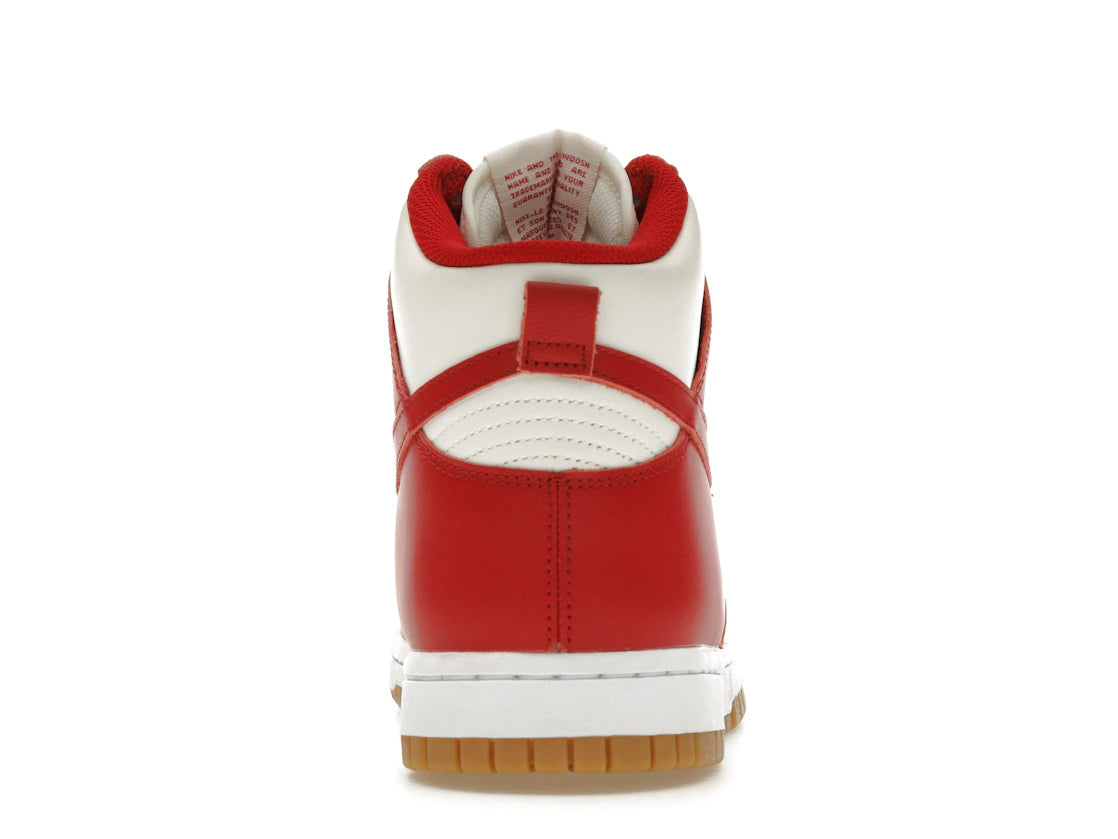 Nike Dunk High Sail Gym Red Gum (Women's)