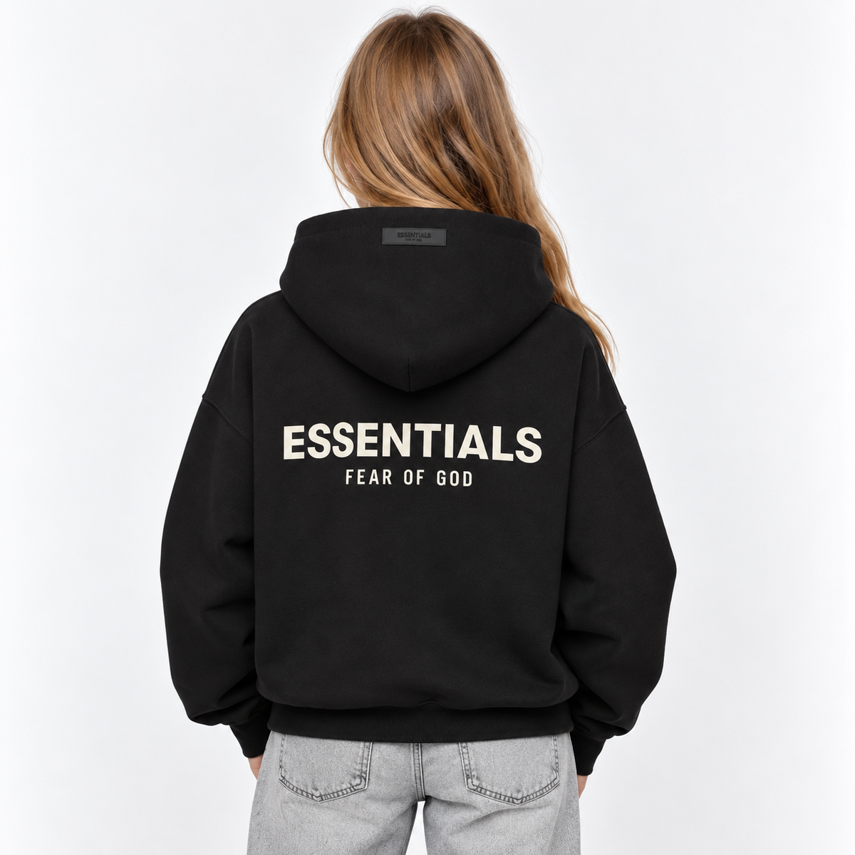 Fear of God Essentials Hoodie Stretch Limo (Kids)