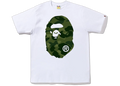 BAPE Color Camo Big Ape Head T-Shirt White Green