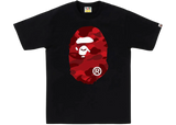 BAPE Color Camo Big Ape Head T-Shirt Black Red